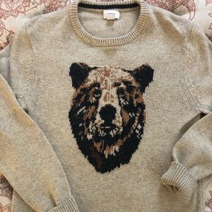 OLD NAVY BEAR SWEATER